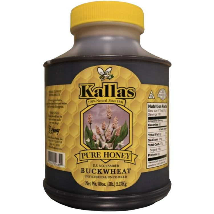 Natural Buckwheat Honey Kallas Honey Farm